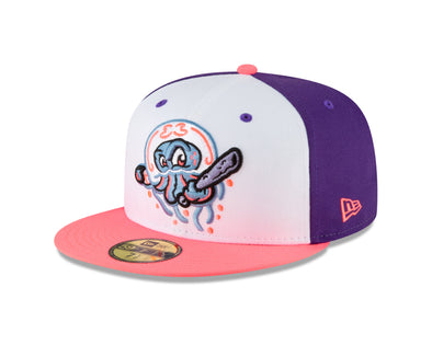 Jersey Shore BlueClaws Copa Medusas On Field Fitted Hat 2024