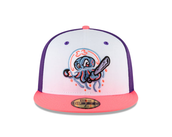 Jersey Shore BlueClaws Copa Medusas On Field Fitted Hat 2024