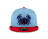 Jersey Shore BlueClaws  On Field Road Fitted Hat