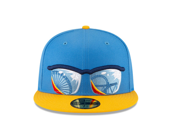 Jersey Shore BlueClaws New Era On-Field Fitted Road Cap Sunglasses