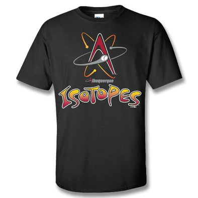 Albuquerque Isotopes Tee-Primary Black