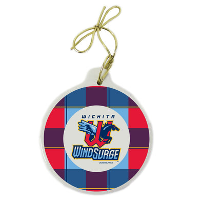 Wichita Wind Surge Stone Primary Logo Christmas Oranment