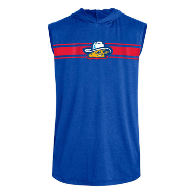 Amarillo Sod Poodles NE Royal Game Muscle Hood Tank