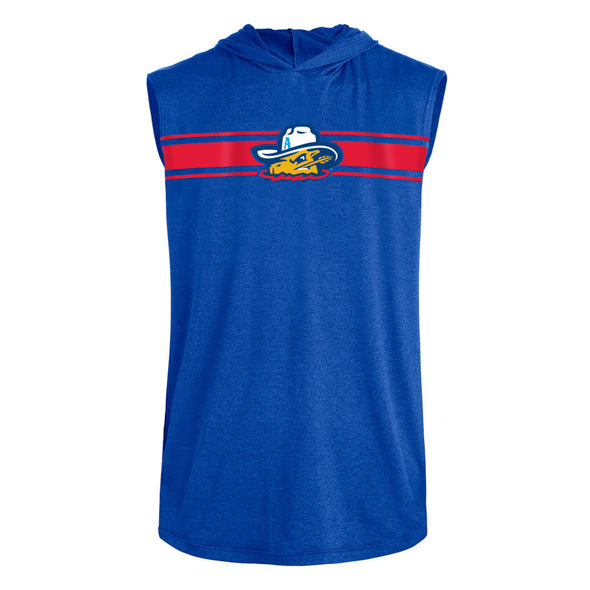 Amarillo Sod Poodles NE Royal Game Muscle Hood Tank