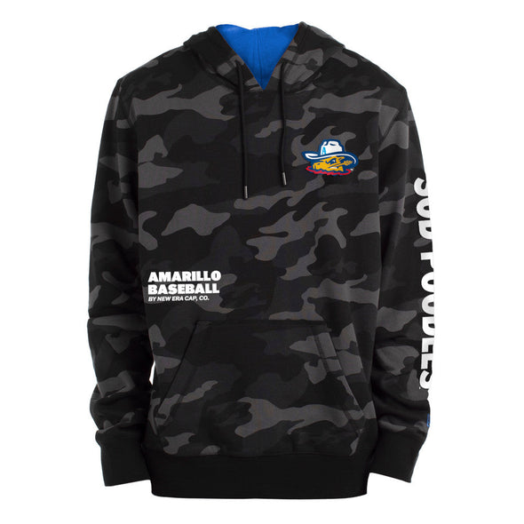 Amarillo Sod Poodles NE Black Camo Game Hoodie