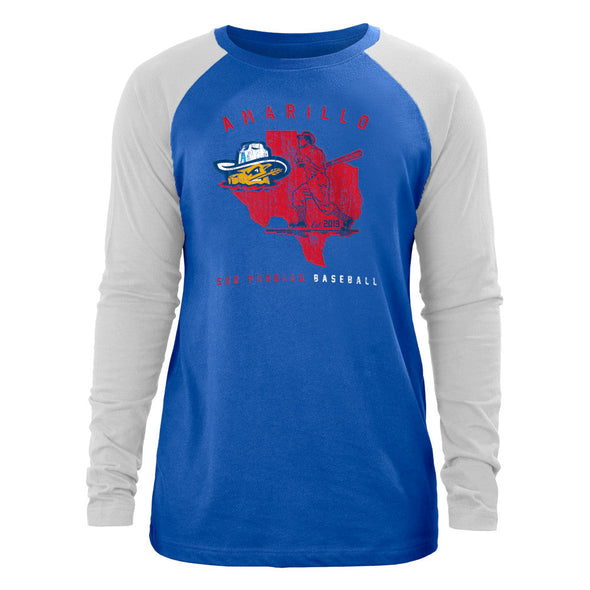 Amarillo Sod Poodles New Era Throwback Game Long Sleeve