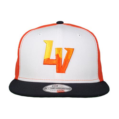 New Era LV Orange/White/Navy 9FIFTY Snapback Hat