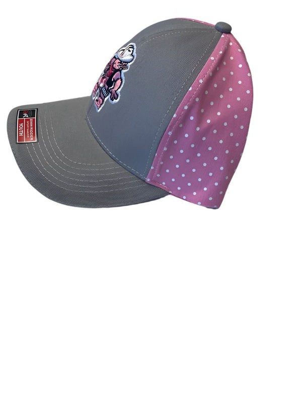 Amarillo Sod Poodle Pink Dots youth draw hat