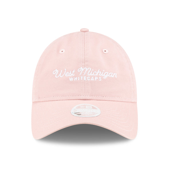 West Michigan Whitecaps New Era Ladies 9Twenty Pink Chainstitch Cap