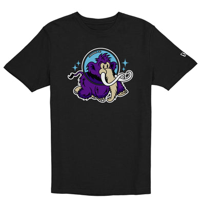 Erie SeaWolves NEC Moon Mammoths Polyester Logo Tee