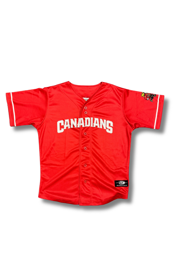 Canadians Red Sublimated Kids Jersey
