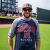 Nashville Sounds '47 Brand Atlas Blue Tracer Franklin Raglan Tee