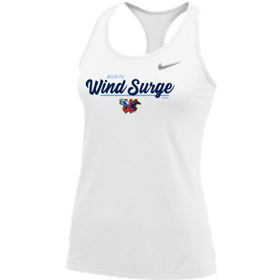 Wichita Wind Surge Women's White 266 Yoga Layered Tank Top