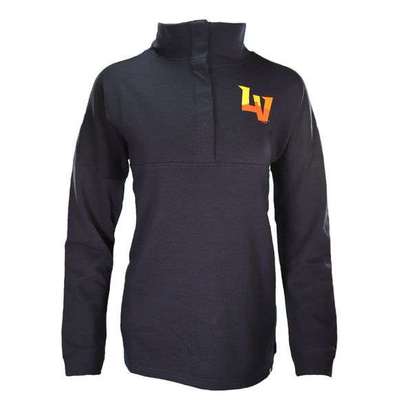 Women's Las Vegas Aviators '47 LV Boca Terry Navy Pullover