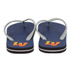 Las Vegas Aviators FOCO LV Navy/Gray Flip Flops