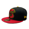 Cashew Chickens New Era 59FIFTY - Black/Red/Gold - 2025