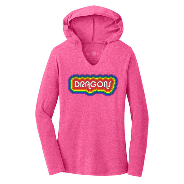 108 Stitches Ladies Junction L/S Hooded Tee