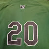 Clinton LumberKings GAME USED Green Batting Practice Jersey Size X Large