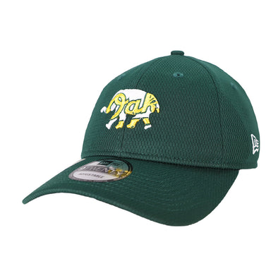 Oakland Athletics New Era Batting Practice Green 9TWENTY Strapback Hat