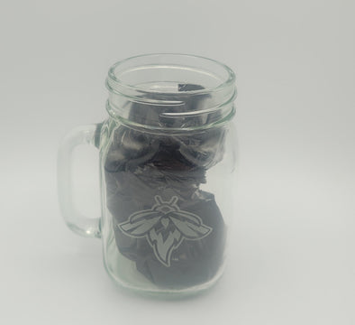 Fireflies 160Z Mason Jar with Handle