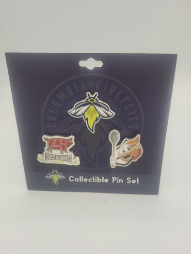 Fireflies 3PK Lapel Pin Set