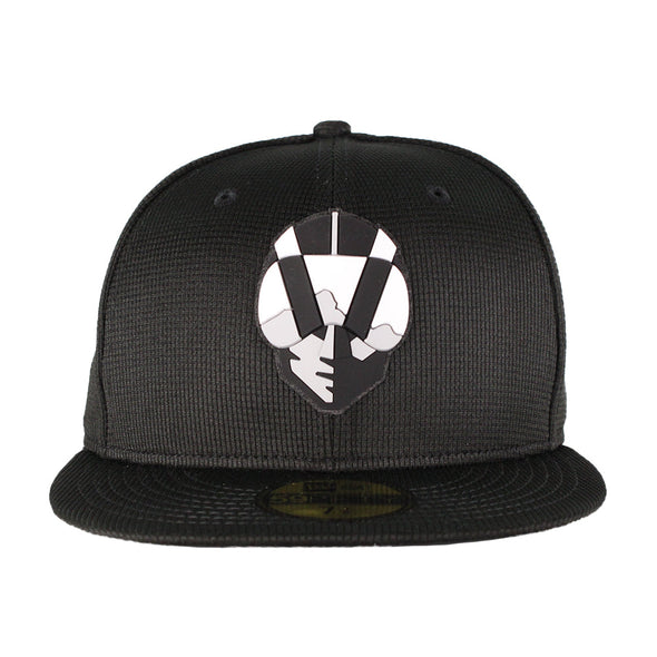 Kids' Las Vegas Aviators New Era Aviator 2021 Clubhouse Black 59FIFTY Fitted Hat