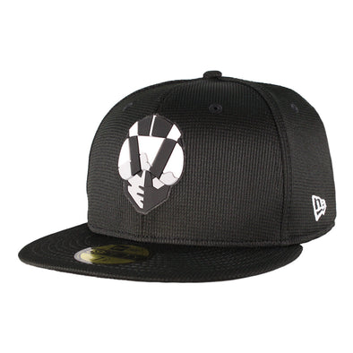 Kids' Las Vegas Aviators New Era Aviator 2021 Clubhouse Black 59FIFTY Fitted Hat