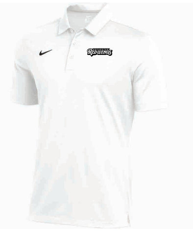 Rochester Red Wings Nike White Wordmark Polo