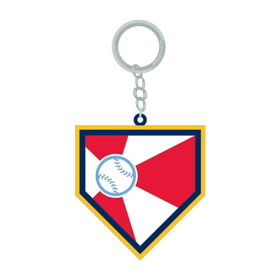 Wichita Wind Surge Alt Logo PVC Rubber Keychain