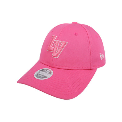 Women's Las Vegas Aviators New Era LV Clutch Pink 9FORTY Stretch-Snapback Hat