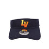 Las Vegas Aviators New Era LV Clutch Navy Velcroback Visor