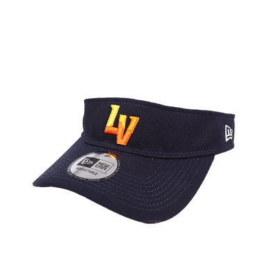 Las Vegas Aviators New Era LV Clutch Navy Velcroback Visor