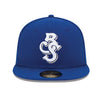 Biloxi Shuckers On-Field 59FIFTY Fitted Cap-Road Cap