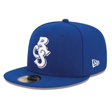 Biloxi Shuckers On-Field 59FIFTY Fitted Cap-Road Cap