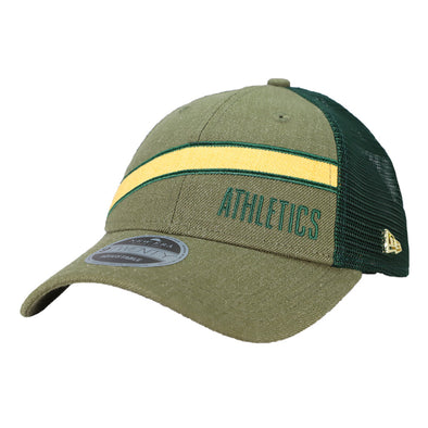 Oakland Athletics New Era Athletics Trucker Scale Green 9TWENTY Snapback Hat