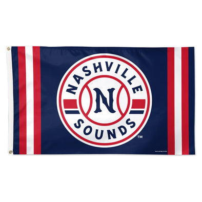 Nashville Sounds Primary 3x5 Deluxe Team Flag