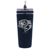 Gwinnett Stripers Solid Navy Engraved 26 Oz Flex Bottle