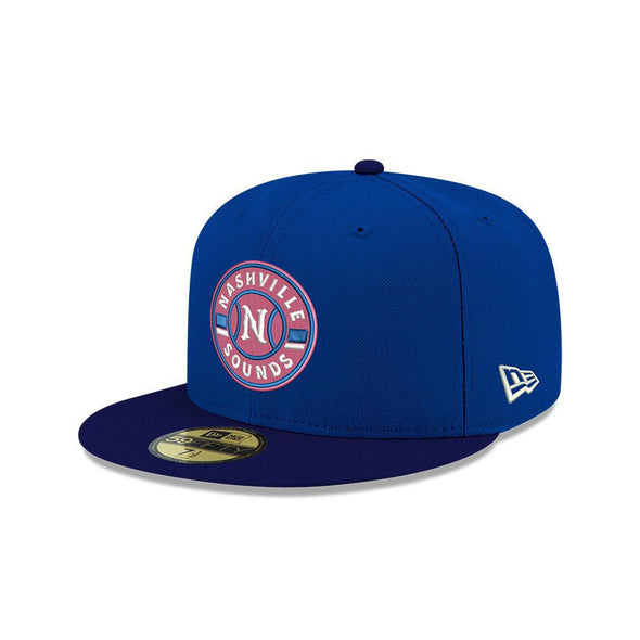 Nashville Sounds x Big League Chew New Era 59FIFTY Curveball Cotton Candy Hat