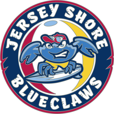 Jersey Shore BlueClaws Logo Lapel Pins