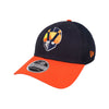 Las Vegas Aviators New Era Aviator Neo Navy/Orange 9FORTY Stretch-Snapback Hat