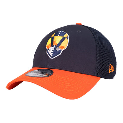 Las Vegas Aviators New Era Aviator Team Neo Navy/Orange 39THIRTY Stretch Fit Hat