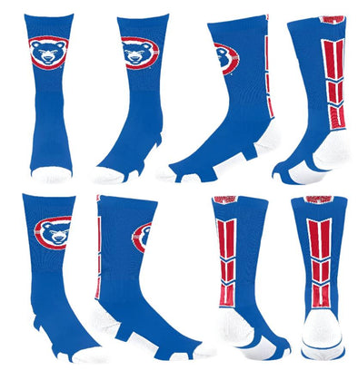 South Bend Cubs Socks Baseline