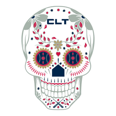 Charlotte Knights PSG Sugar Skull Lapel Pin