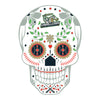 Charlotte Knights PSG Sugar Skull Lapel Pin