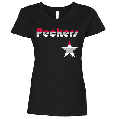 Fayetteville Woodpeckers Women's 1970's Peckers T-shirt