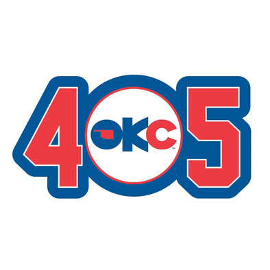 OKC Baseball Club 405 Magnet