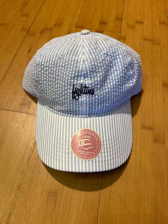 OC Sports Ladies Fightins Ainsley Light Blue Striped Hat