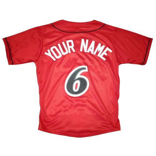 Indianapolis Indians Adult Red Replica Jersey