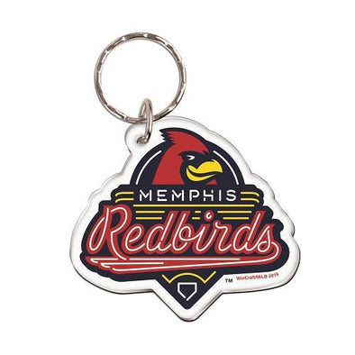 Memphis Redbirds Primary Logo Keychain