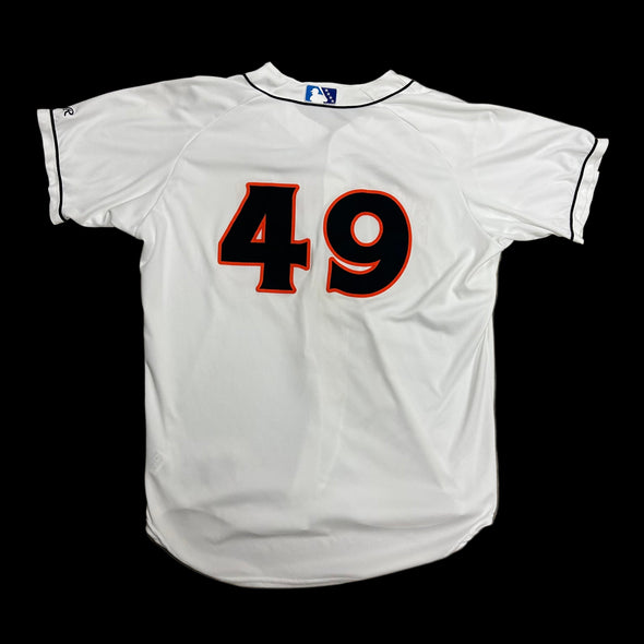 Delmarva Shorebirds Rawlings 2025 Team Issued White Jerseys